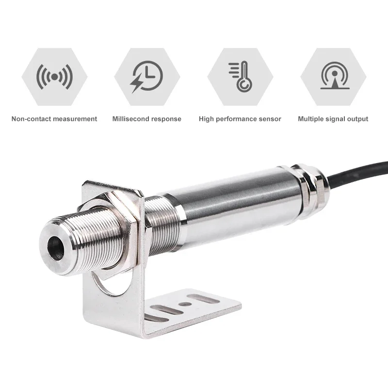 2025 coolHigh Precision Small Angle Long-range 0-5V 0-10V Output Infrared Temperature Sensor