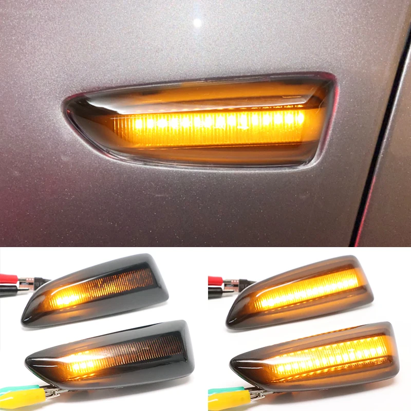 

For Opel Vauxhall Astra J K Crossland X Grandland Insignia B Zafira C LED Dynamic Turn Signal Light Side Marker Lamp Blinker