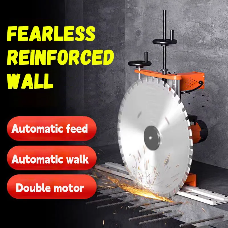 Hydraulic Concrete Wall Saw Cutting Machine Wall Chaser Saw Concrete Cutting Machine With Guide