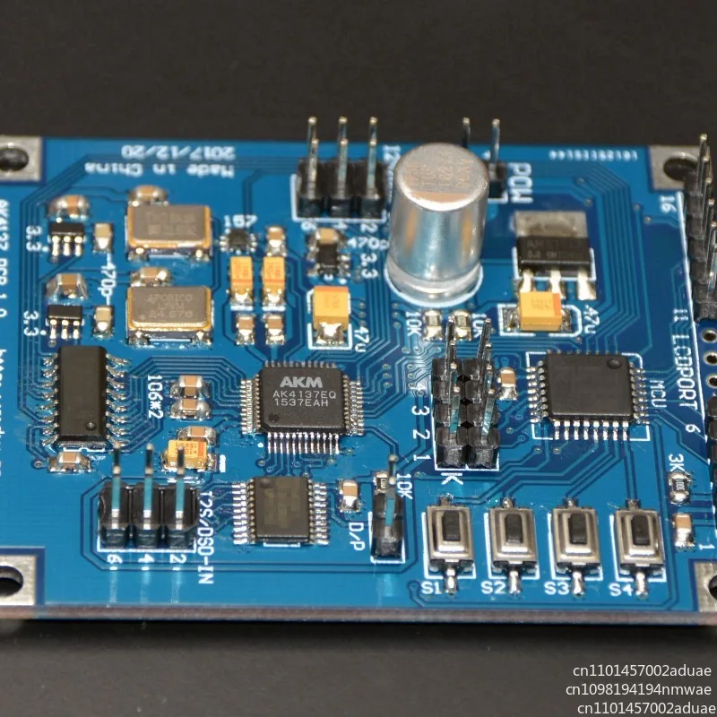

Плата преобразования частоты дискретизации AK4137 I2S/DSD, поддерживает преобразование PCM/DSD, поддерживает вход DOP