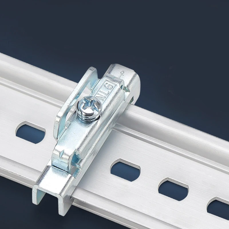 5/10pcs C45 single-layer fixing SDW-201 rail plug DIN 35mm iron fixing piece fixing clip positioning piece