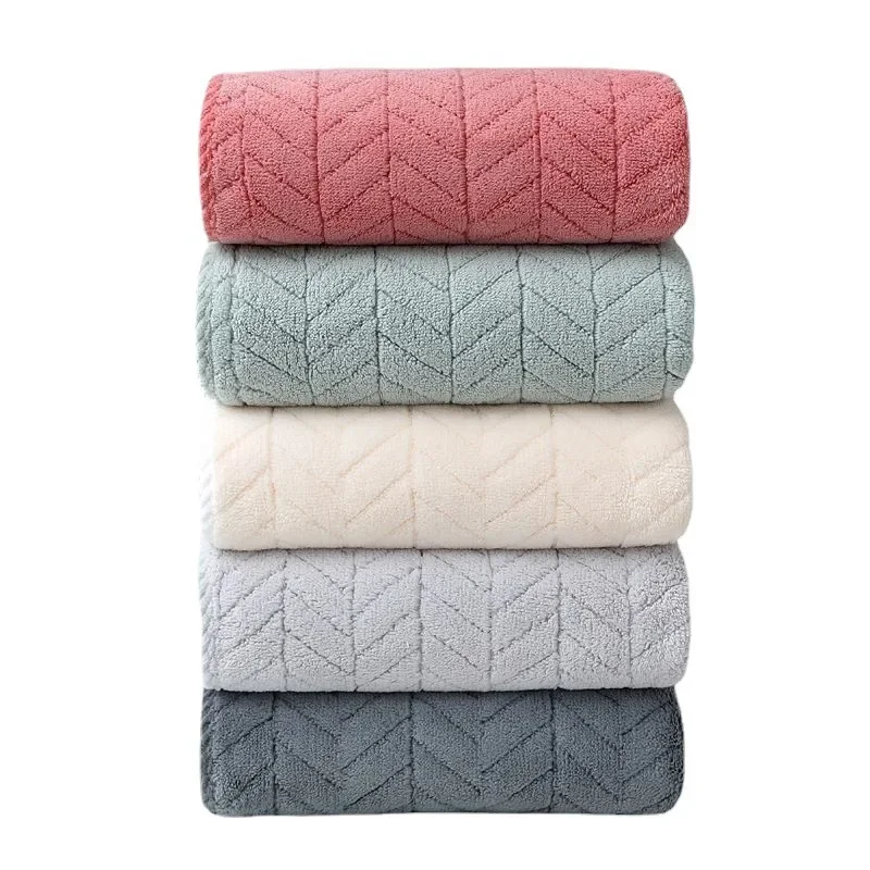 Thickened Coral Velvet Towel Adult Bath Towel Household Quick Dry Cleaning Face Towel Microfiber Towels