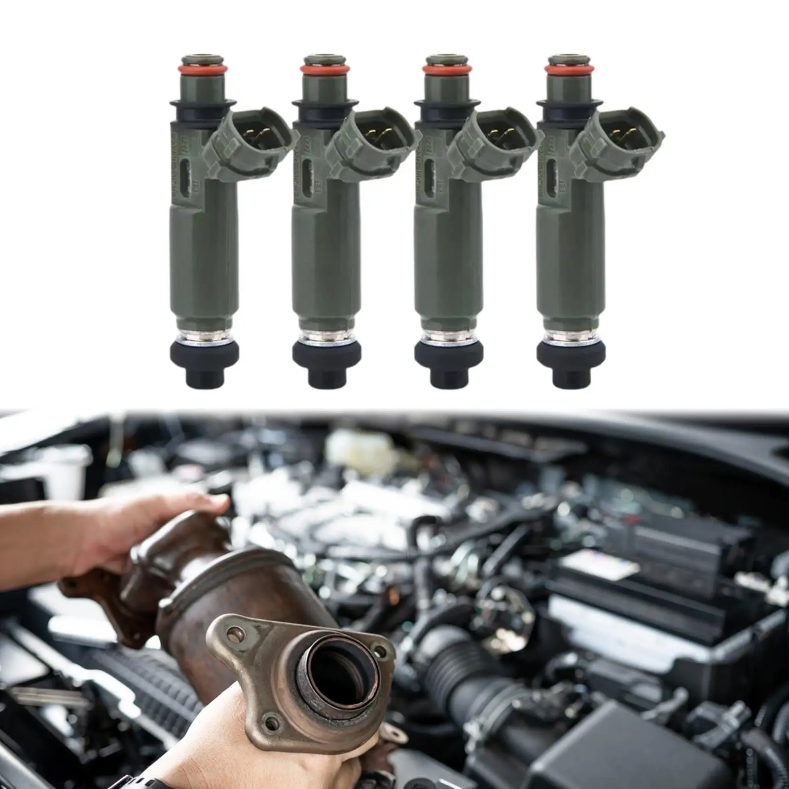 4Pcs Fuel Injector 2325015040 Compatible for Toyota Spacio Levin/trueno