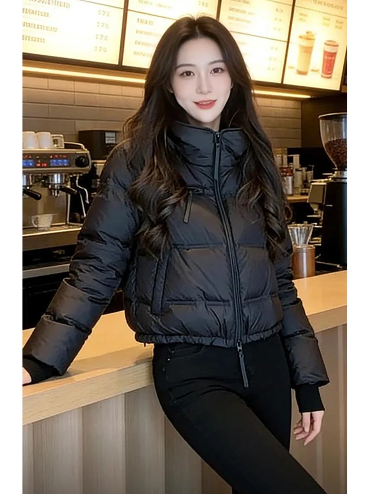 

Женская утепленная куртка-пуховик из хлопка в корейском стиле, свободного кроя, теплая, утолщенная, зимняя верхняя одежда