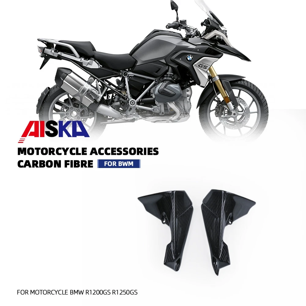 Carbon Front Windshield Fairing Frame Infill Front Airvent Left Right Upper Side Panel Fairing for BMW R1200GS LC 2017 - 2020