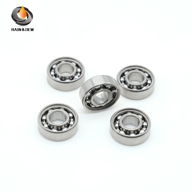 

10PCS OPEN Bearing 3X6X2mm SMR63W2 ABEC-7 Stainless Steel Ball Bearing