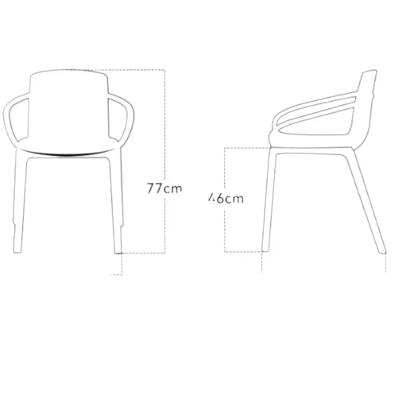 Joylove-Silla de comedor de Material plástico para el hogar, taburete de estilo nórdico con diseño transparente, ideal para el ocio y el dormitorio,