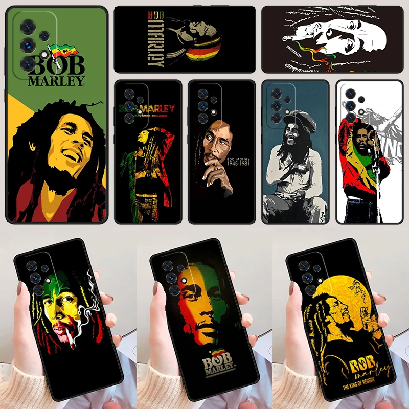 Bob Marley Quotes Rasta Reggae phone case For Samsung Galaxy A42 A31 A40 A51 A71 A32 A80 A91 A52 A72 A21S A50 A70 A11 A12 Cover