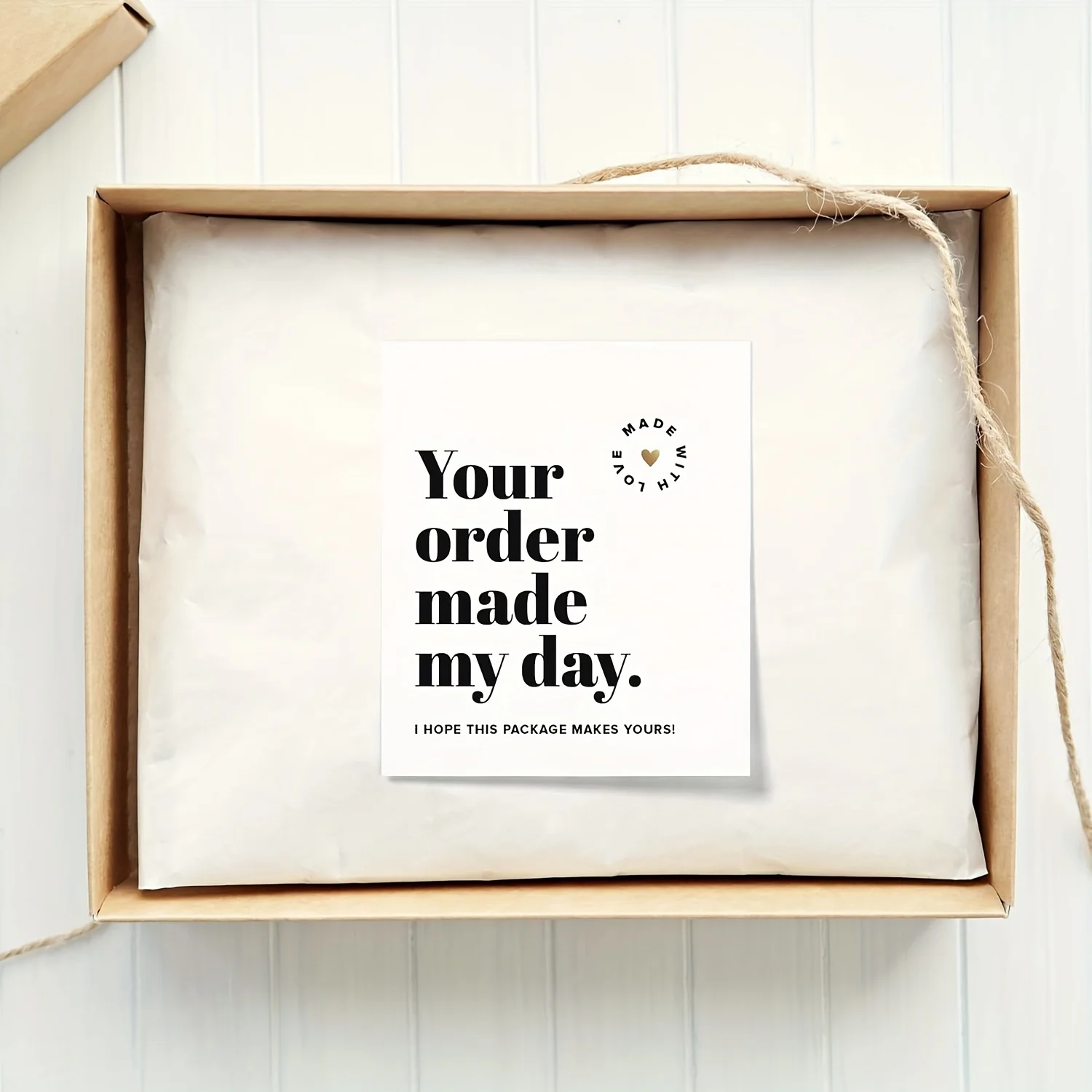 50 Pcs Thank You Cards for Small Business, Thank You Notes for Supporting My Small Business Cards.