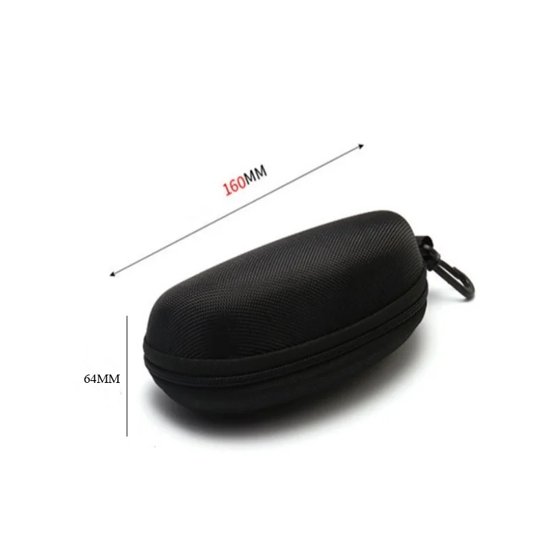 Portable Zipper Hard Shell Sunglasses Case Glasses Box with Plastic Hook Travel Glasses Case Sunglasses Case Car Home Use - view 6