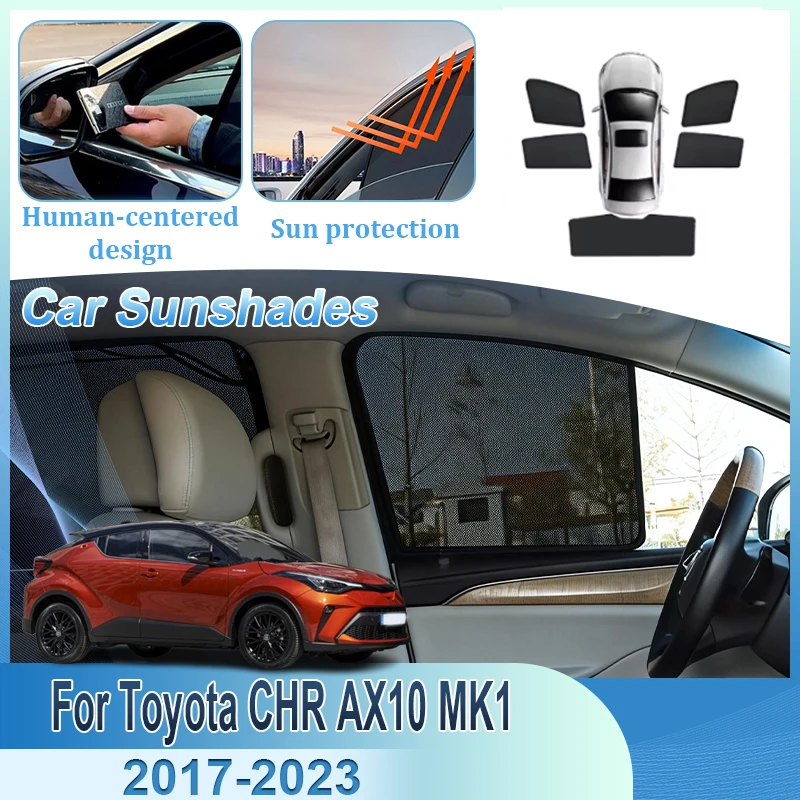 

Sunshade For Toyota CHR AX10 MK1 2017 2018 2019 2020 2021 2022 2023 Magnetic Car Sunshade Windshield Cover Protector Front Tools