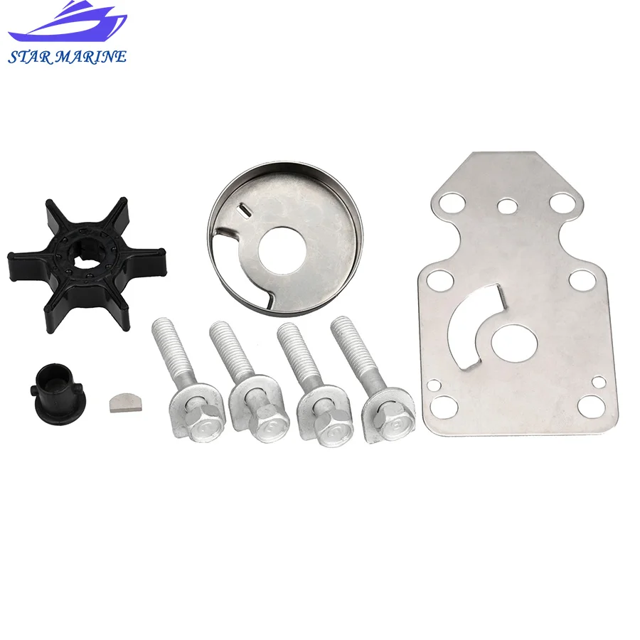 Water Pump Repair Kit for Yamaha Parsun 2 stroke 9.9HP 15HP Boat Engine 63V-W0078-00 63V-44323-00 63V-44352-00 63V-W0078