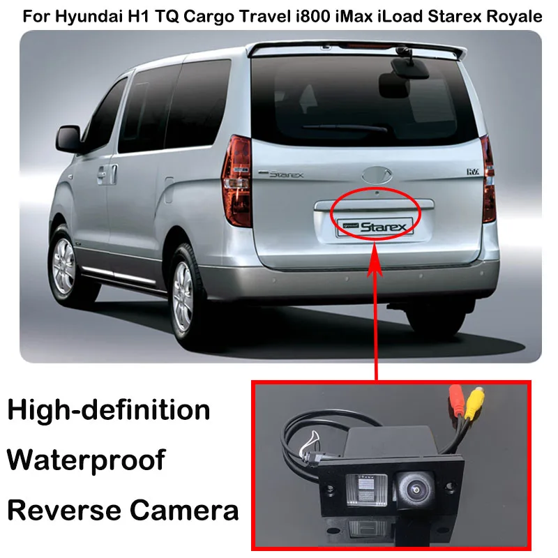 170-Grad-Hochauflösende Wasserdichte Rückfahrkamera für Hyundai H1 TQ Cargo Travel I800 IMax ILoad Starex Royale – Detail 1