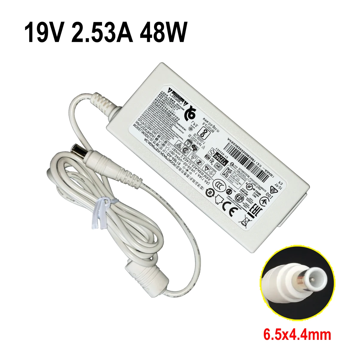 Genuine 48W 19V 2.53A 48W AC Adapter for LG 29UB65D 29UM65 29LN4510 29UB65 29LB4510 29LB4510-PU 29UM65-P 29UM65D 29LN4510 29UB65