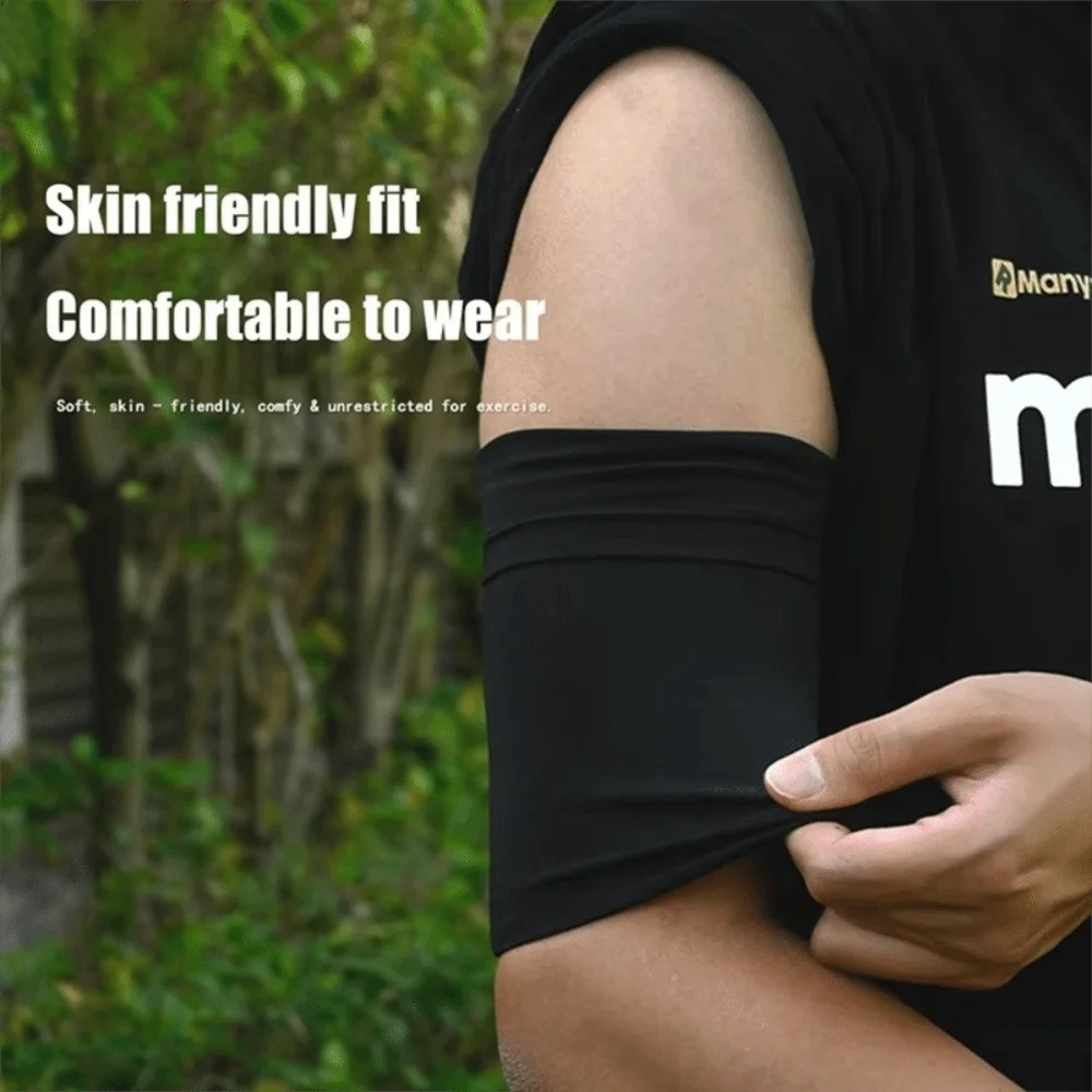Brazalete Deportivo para Teléfono Celular con Gran Espacio de Almacenamiento, Cierre de Cremallera, Compatible con Diversos Teléfonos, Correa para Brazo, Ideal para Senderismo