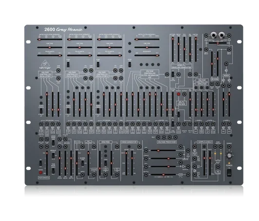 

Behringers 2600 GRAY MEANIE Semi Modular Analog Full Function Synthesizer Triple VCO Mode Synthesizer