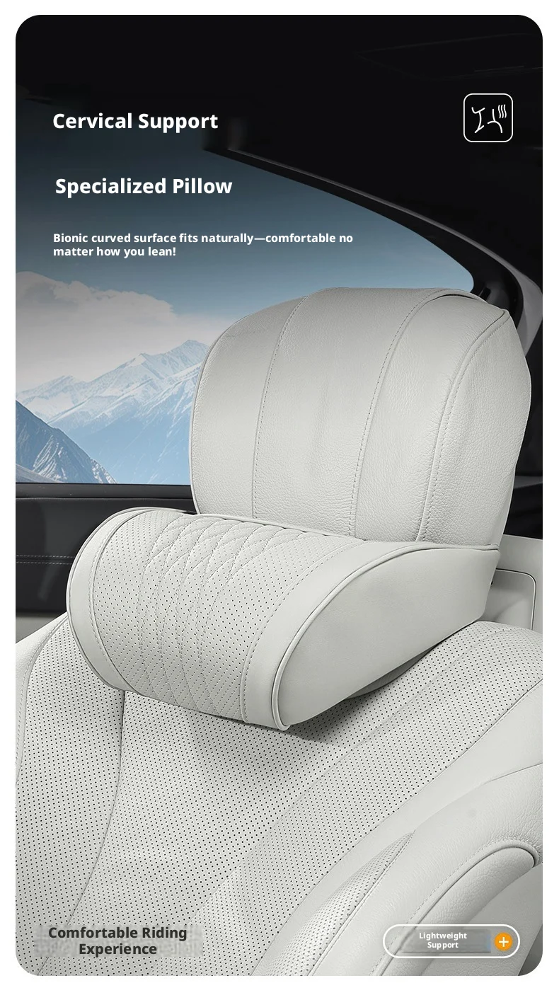 Auto-Kopfstütze mit Nackenschutz für Model 3, Model Y, Model S, Model X, Cybertruck, Roadster – Auto-Innenraumzubehör – Detail 1