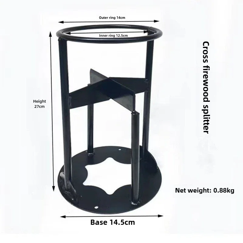 Крестообразный дровокол, экономичный дизайн, многофункциональные уличные дровокол, прочные и долговечные профессиональные инструменты для