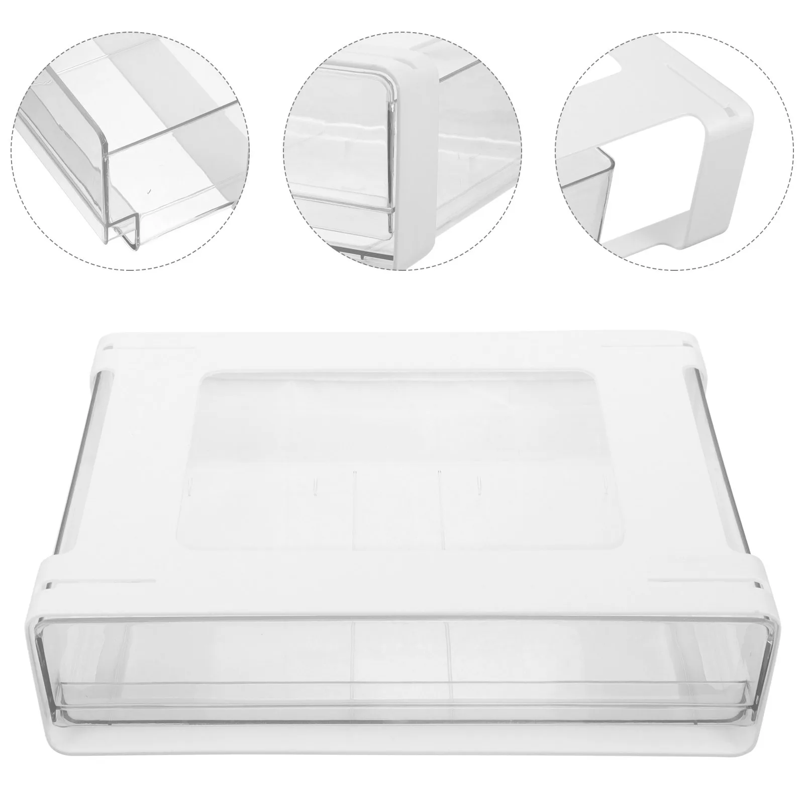 

Desk Drawer Organizer Large Capacity Hidden Storage Under Desk Organizers Box For Office Home Desktop Organizers Storage