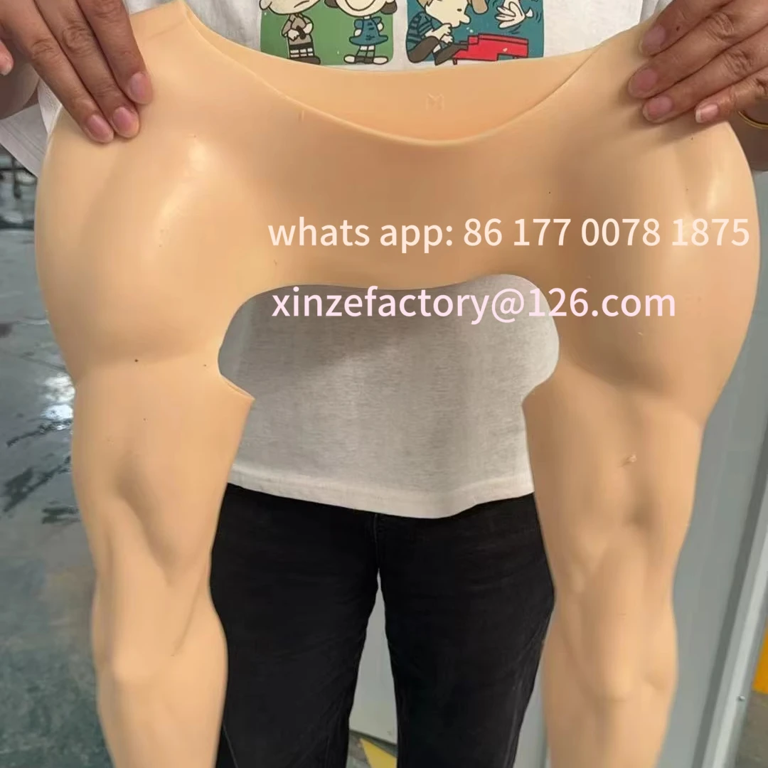 Customizable New Skin-friendly Silicone Realistic Shoulder Muscle Cover Pad for Men Arm Gloves Cosplay Costume Skin Cover