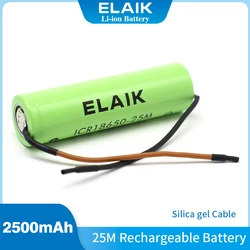 1-20PCS Neue 100% Original 18650 2500mah Energy storage bateria ICR 18650 25M Li ionen 3,7 V akku+Silica gel Cable