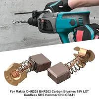 2pcs DHR202 BHR202 Carbon Brushes For 18V LXT Cordless SDS Hammer Drill CB441 Replacement Parts Power Tools Accessories