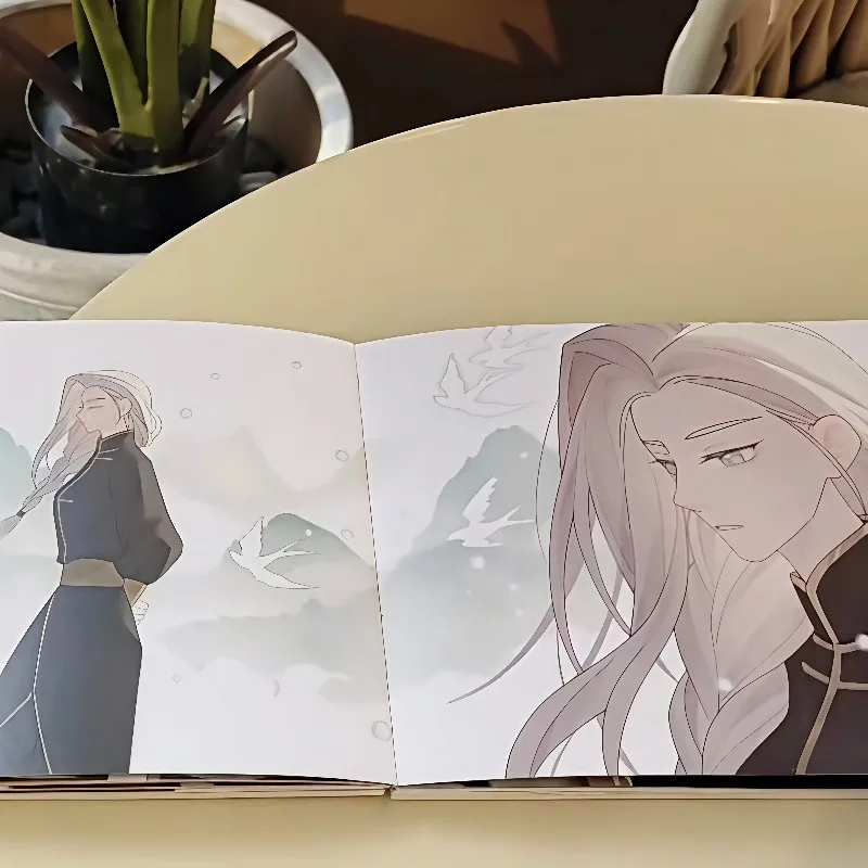 

Военные хроники Luo Xiaohei Lu Ye Senior Sister Fan Art Book Running Towards Spring Field Высококачественное Lu Ye Fan Art Xiang Ye