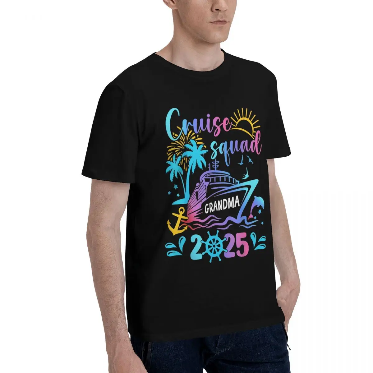 Sports Cruise Grandma Squad 2025 T-shirts Champion Classic Vintage Leisure Eur Size