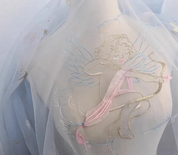 

Фатиновая ткань с цветочным рисунком, 4 цвета