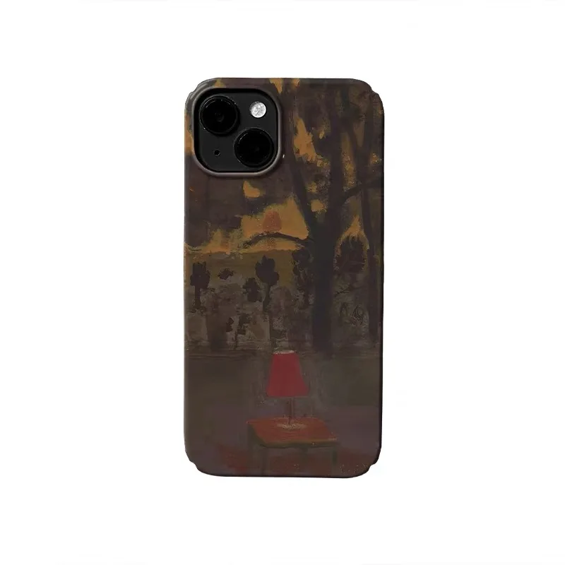 

Brown Forest Artistic Painting Phone Case for IPHONE 17 Air 16E 15 PROMAX 14 Plus 13 12 MINI 11 PRO XR XS Acrylic Phone Cover