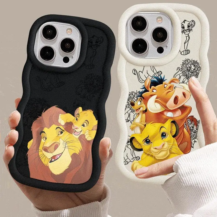 Disney Lion King Phone Case for Apple iPhone 16 15 Pro Max 14 13 Pro 11 12 7 8 Plus X XS MAX 14 Plus TPU Soft