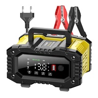 Hot sale FOXSUR FPT-100 Smart 12V 10A / 24V5A Auto Car Battery Charger Battery Repair Automobile Battery Voltage Tester