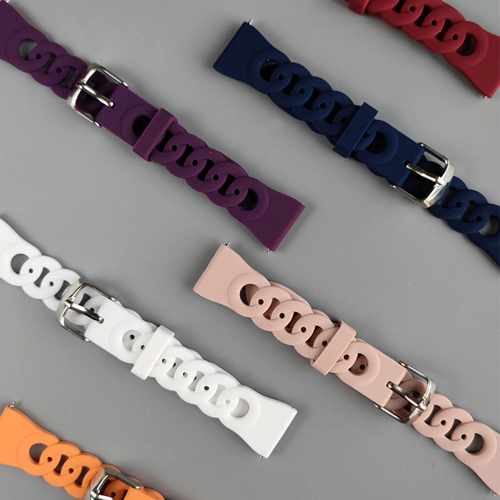 Pulseira para relógio samsung galaxy 4, 5, 6 classic, 46, 42mm, active 2, 3, engrenagem s3, amazfit, relógio huawei gt 2/3 pro, 22mm, 20mm