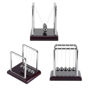 Newton's Cradle Table Decoration Metall Pendulum Ball Stahl Ball Stahl Newton Physics Science Pendulo 8 Hauptverkaufsbüro Ornament - №4