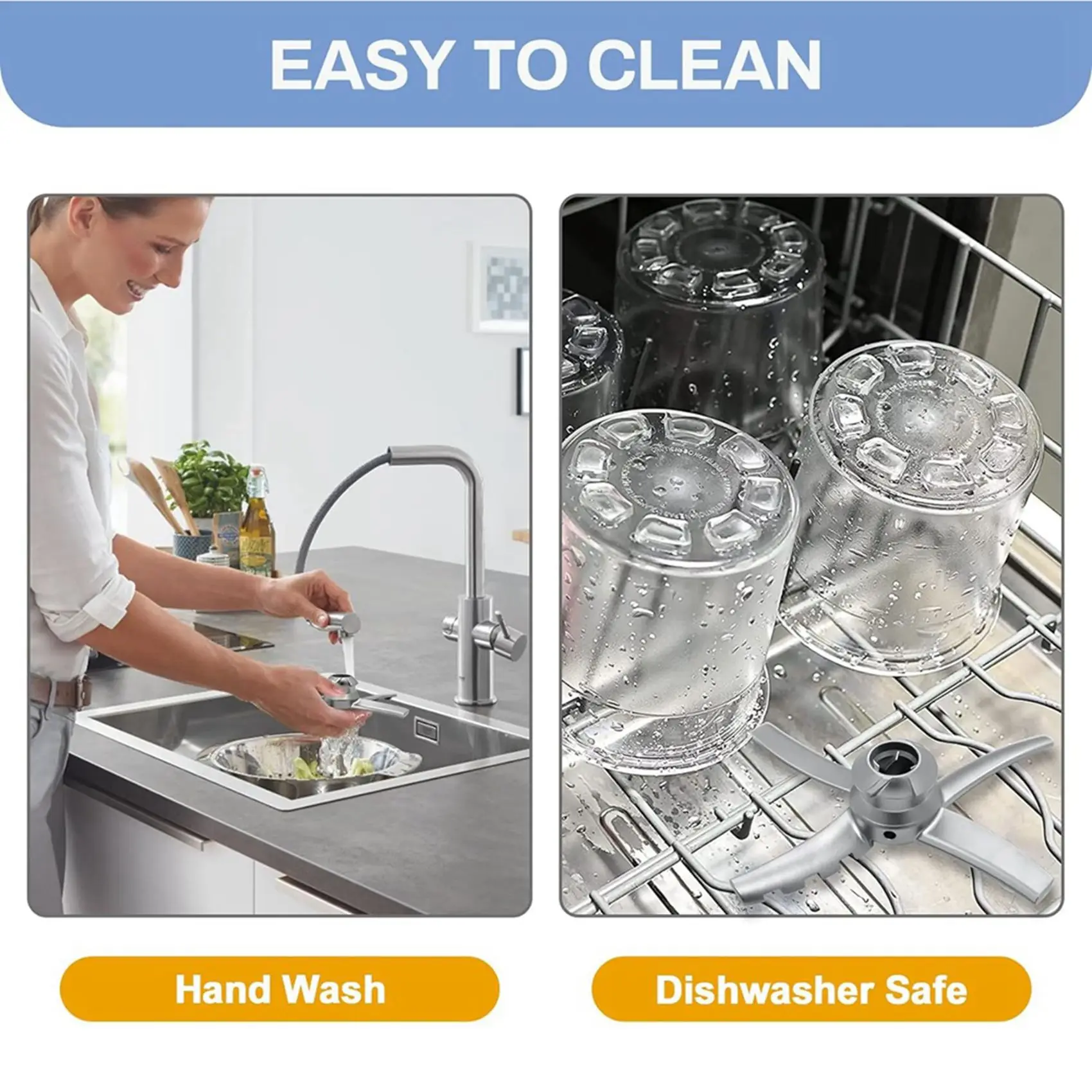 

B59B-2X Сменное лезвие весла для Ninja Creami NC501 CN501CO NC500C NC501C NC501H Насадка для миксера для мороженого