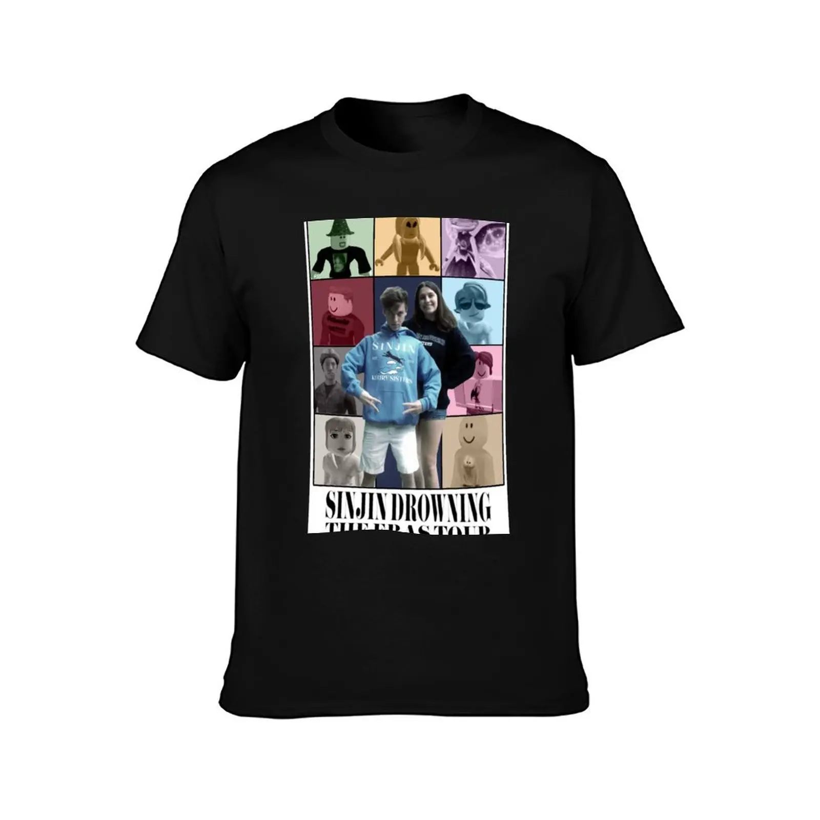 Sinjin Drowning: The Eras Tour (TikTok’s Revised Version) T-Shirt football t shirt quick drying mens shirts graphic tee