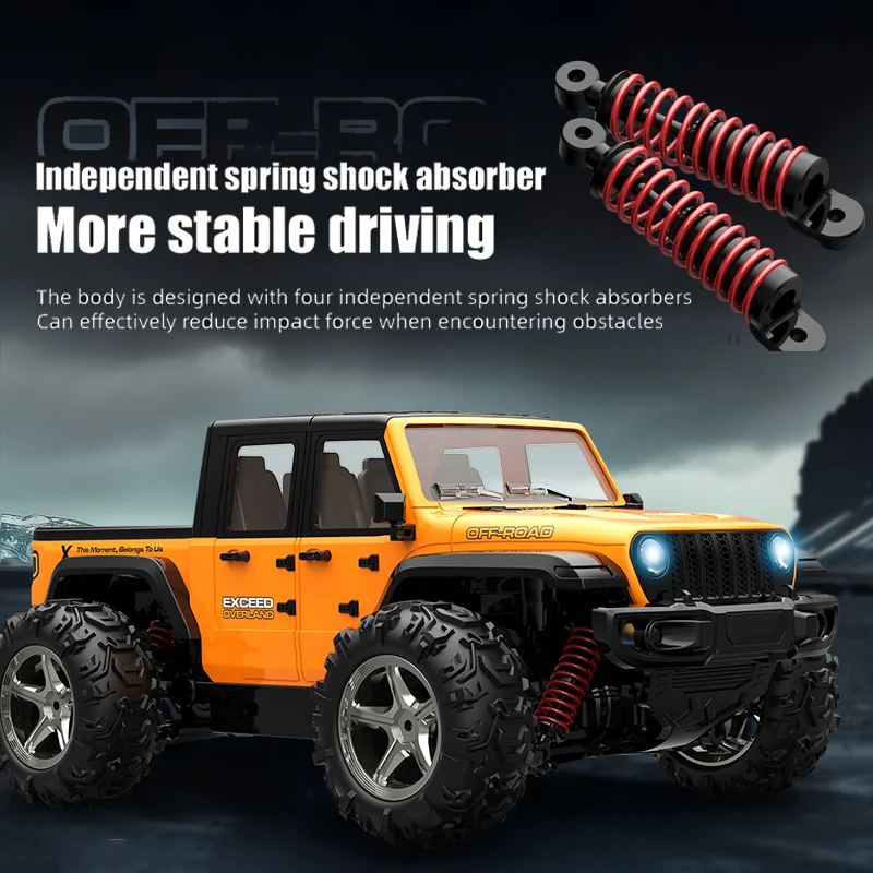 JJRC C8819 1:20 modelo de simulación a escala completa Jeep RC coche 2,4G 4WD Motor captador escalada todoterreno modelo coche juguetes para niños regalos