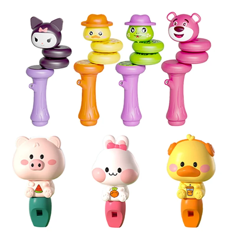 7PCS Pfeife Kinder Geschenke Drehen Spinning Spielzeug Spaß Spielzeug Für Outdoor-Aktivitäten