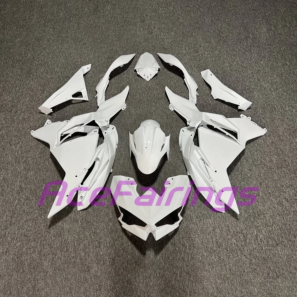 Fit for 2024 2025 Kawasaki Ninja500 White Motorcycle Fairing Kit Plastic Injection Molded 24 25 Ninja 500 Fairings