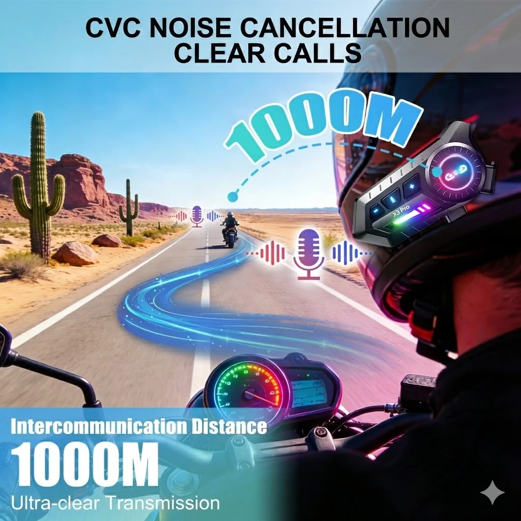 X3 Pro Motorcycle Helmet Bluet - Intercom Headset Helmet 评论和价格