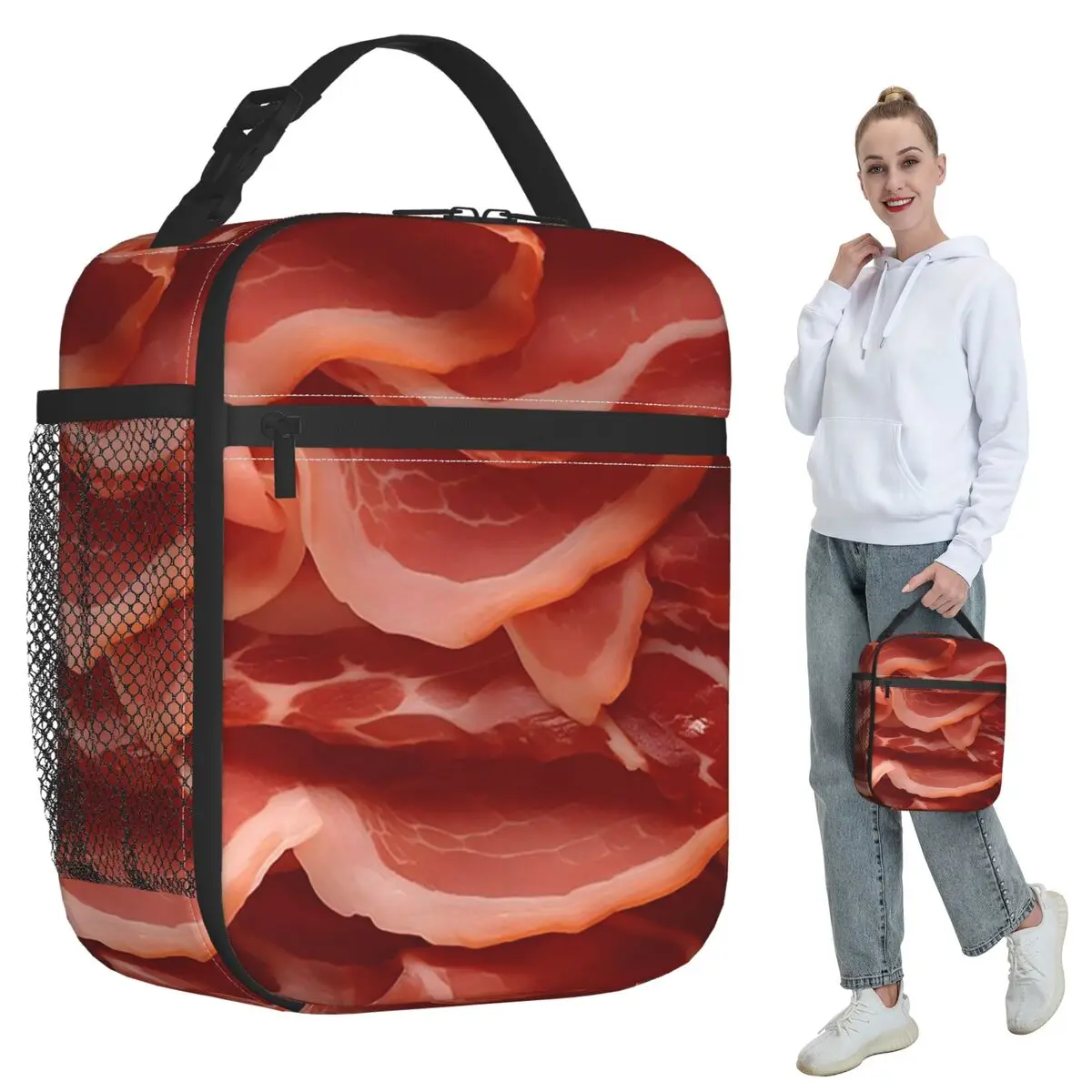 

Термосумка для обедов Jamon Style 1: изолированная, для женщин, для офиса, герметичная, для еды, контейнер-холодильник