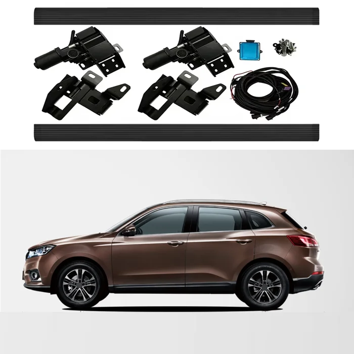 Automotive Power Running Boards, Electric Side Steps with Motor and Brackets for Borgward BX7 BX5, 600LBS Heavy Duty Aluminum Al