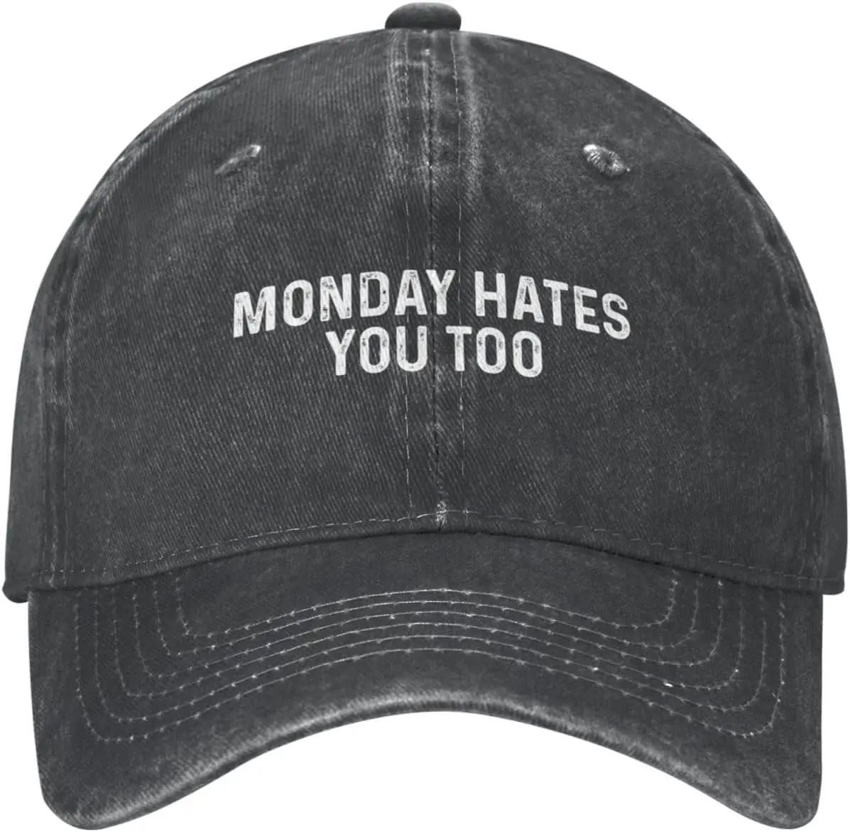 Monday Hates You Too Hat for Men Dad Hats Cool Caps