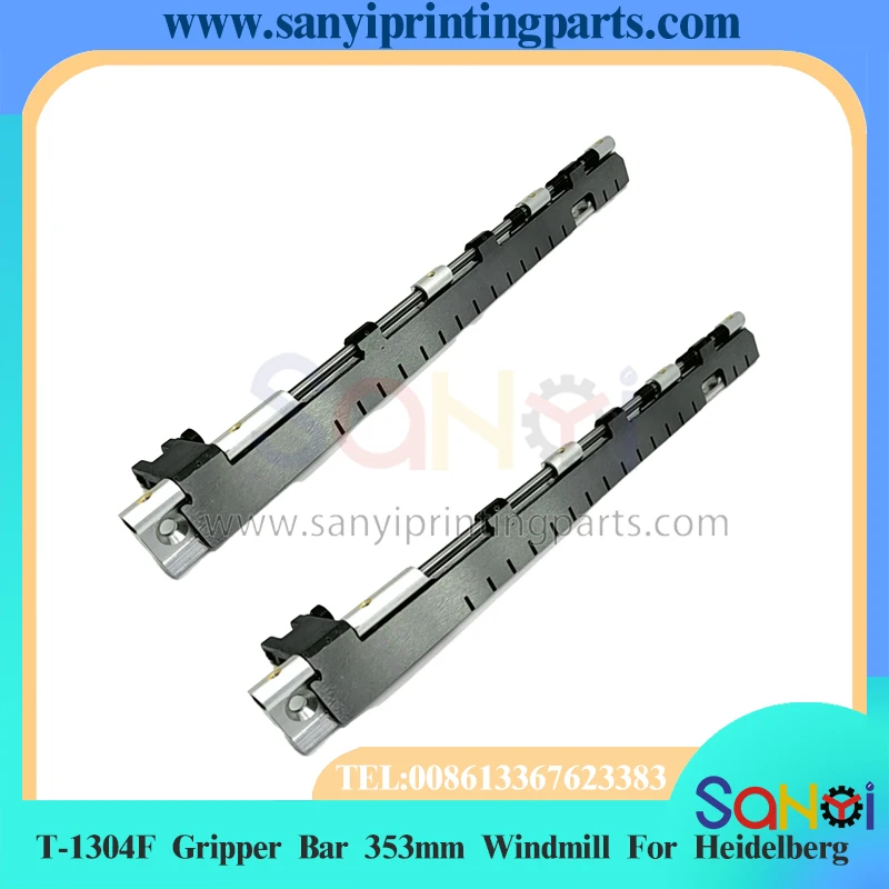 1 Piece High Quality T-1304 Heidelberg Gripper Bar Windmill 10x15 Heidelberg T-Platen Press Printing Machine Parts 353mm