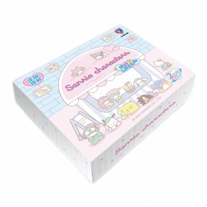 

Оригинальные коллекционные игровые карты Sanrio Kuromi Hello Kitty Shining Card с рисунком My Melody, игрушки для детей, подарок