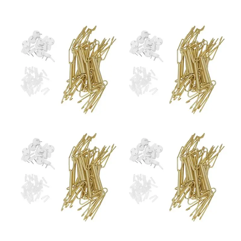 BAAJ-40 Pack Plate Hangers, 6 Inch Wall Plate Hangers And 40 Pack Wall Hooks, Compatible 5 To 7 Inch Decorative Plates