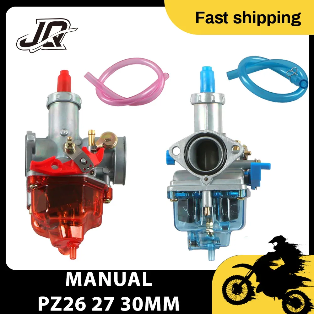 Manual PZ26 27 30MM Carb CG200 Carburetor Hand Cable Choke For TMX155 CG150 Motorcycle 125cc Dirt Bike Manu Auto ATV Lifan 125