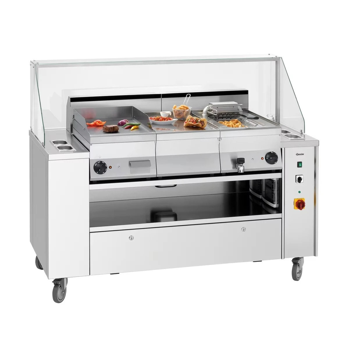 Environmentally friendly mobile pumping unit, suitable for outdoor cooking, environmentally friendly mobile pumping unit
