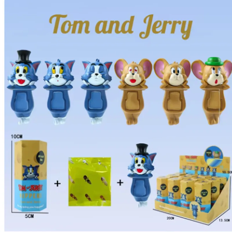 جديد القط والفأر دمية صغيرة صندوق أعمى أنيمي نموذج الملحقات الكرتون شاشة الهاتف دمية لطيف سطح المكتب الديكور هدية