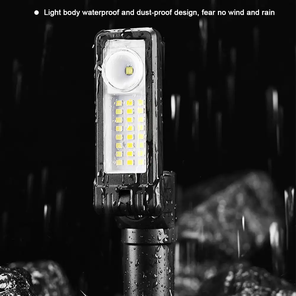 COB Portable LED Work Lights Cordless Magnetic LED Work Lamp Inspection Lights for Car Repair Home Garage Emergency Flashlight